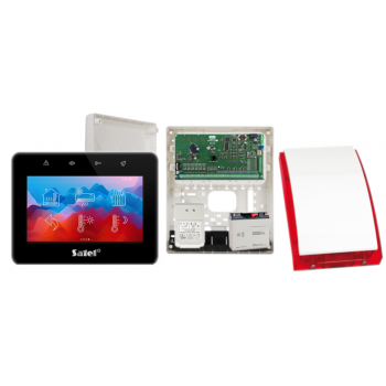 ZESTAW ALARMOWY SATEL INTEGRA 64 + INT-TSG2-B + OPU-3P + AWT682 + 17Ah + SYRENA SP-4001R